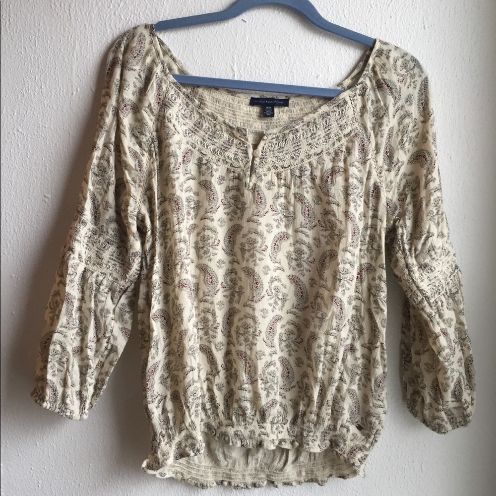 AE peasant blouse